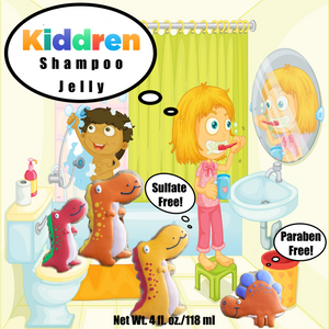 Kiddren Shampoo Jelly 4 ounce kids jelly shampoo is fun for kids to wash with and gentle enough to be used daily for clean hydrated hair